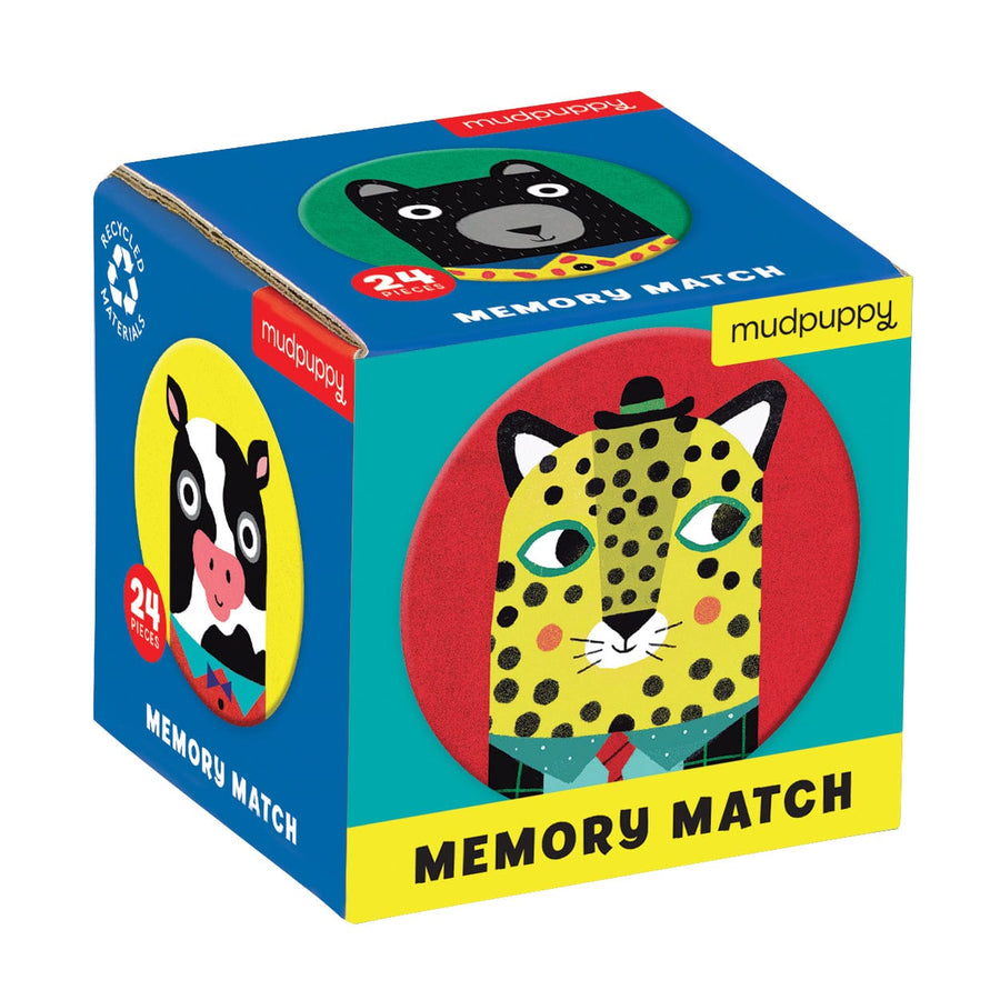 Mud Puppy Board & Card Games Mudpuppy Memory Match - Animals