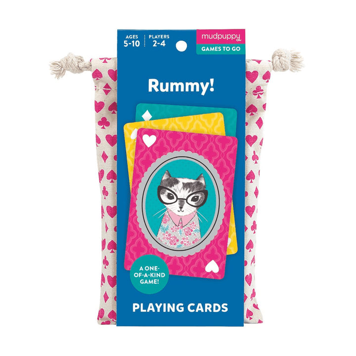 Mud Puppy Board & Card Games Rummy Card Game