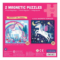 Mud Puppy Magnetic Puzzles Magnetic Puzzle - Magic Unicorn 20 Pieces