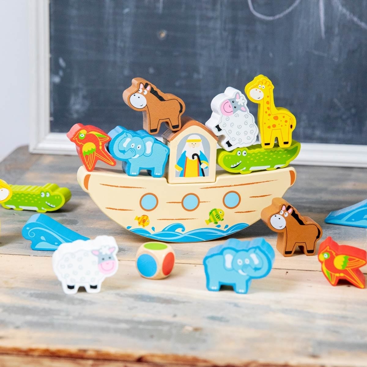 New Classic Toys Activity Centers Noah's Ark Balance Game