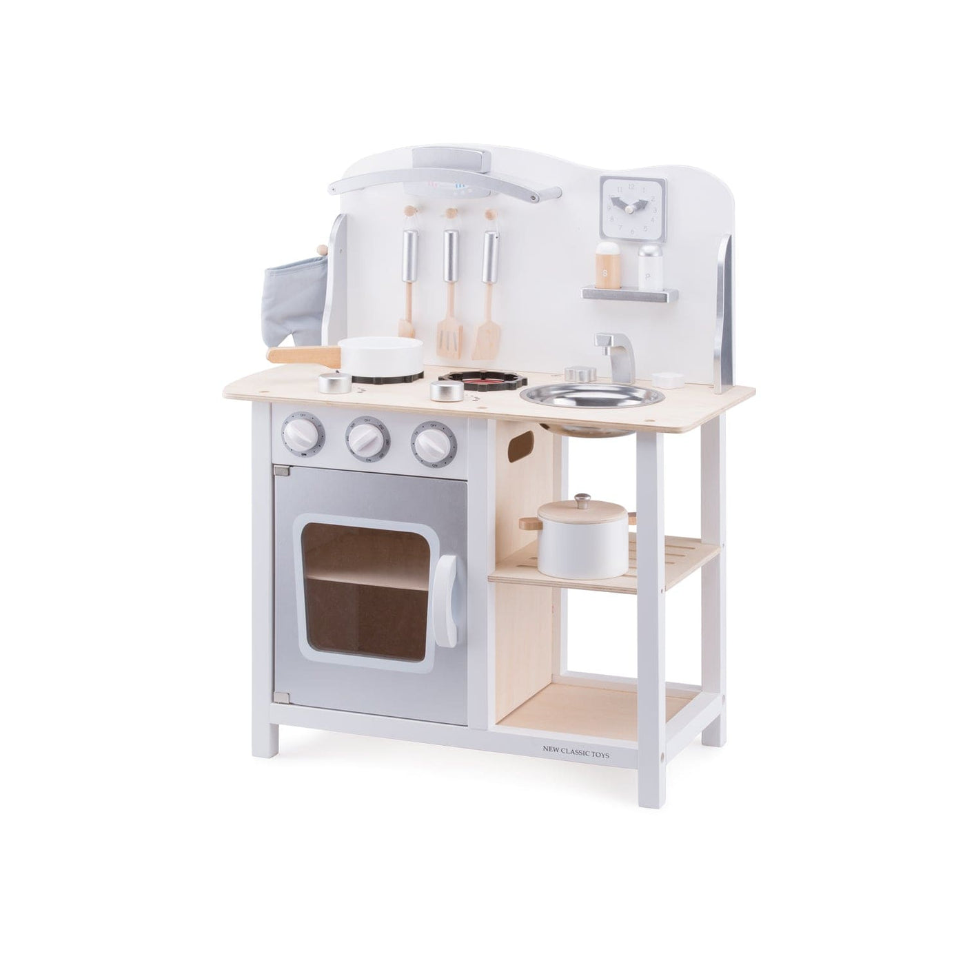 New Classic Toys In the Kitchen Classic White Kitchenette with Accessories