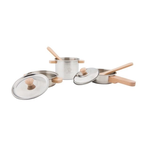 New Classic Toys In the Kitchen Metal Pan Set