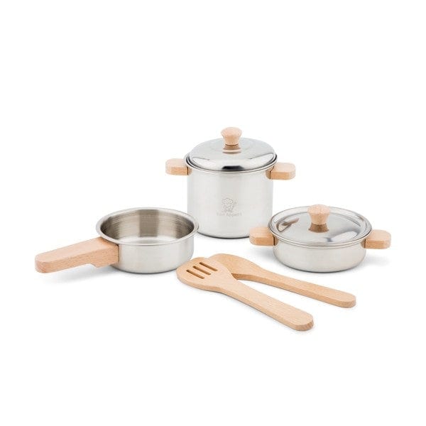 New Classic Toys In the Kitchen Metal Pan Set