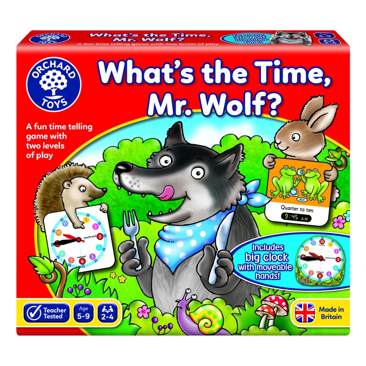 Orchard Toys Puzzles, Games & Books Orchard Game - What's The Time Mr Wolf?