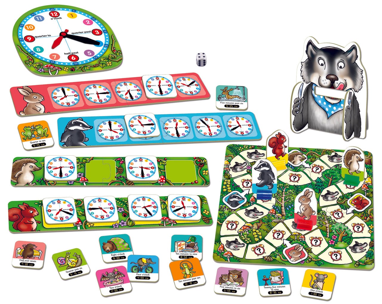 Orchard Toys Puzzles, Games & Books Orchard Game - What's The Time Mr Wolf?