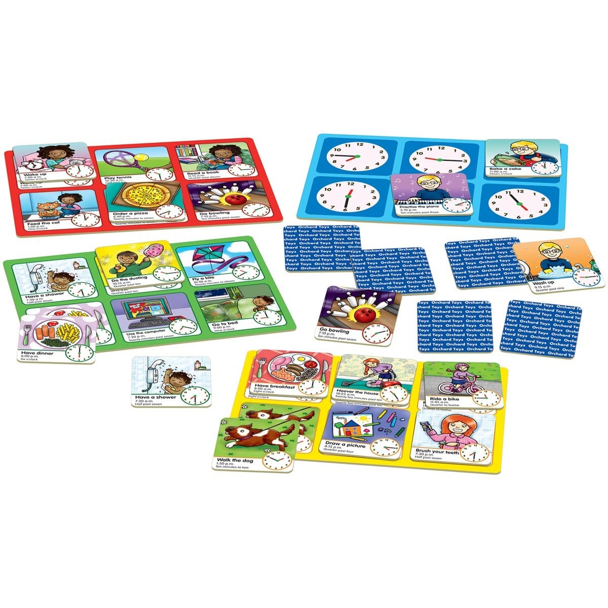 Orchard Toys Time - Watches and Clocks Orchard Game - Tell The Time Lotto