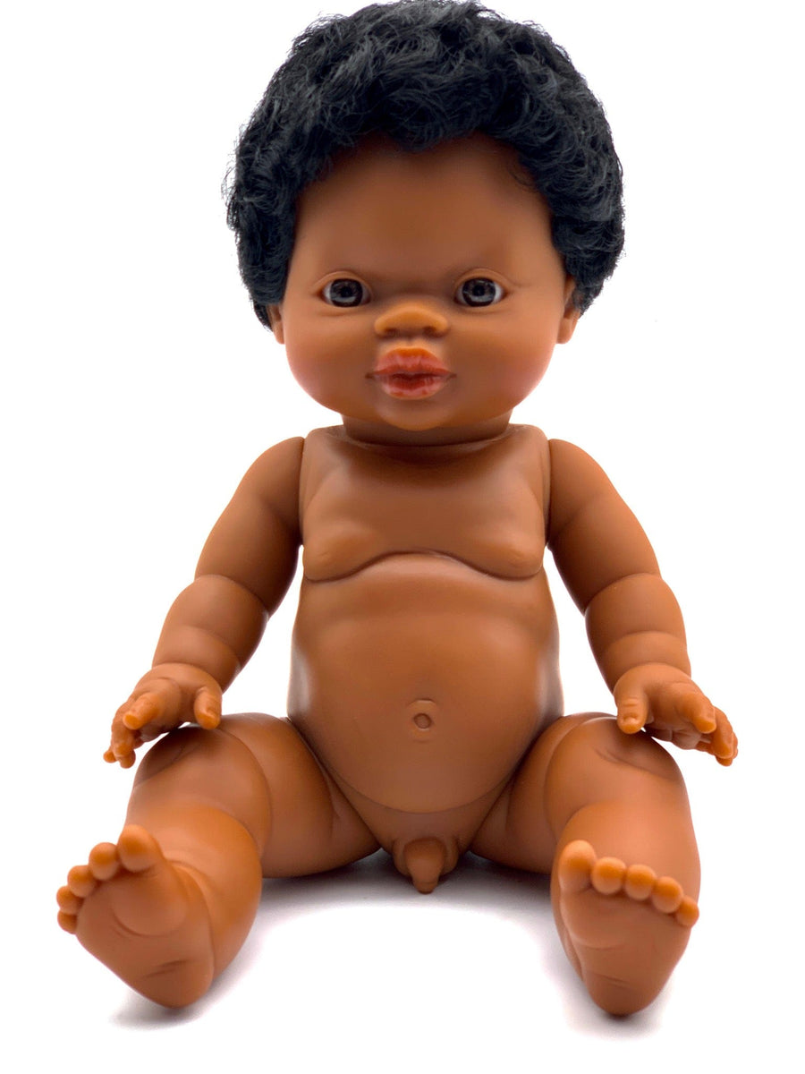 Paola Reina Dolls and Accessories Paola Reina Gordis African Doll With Short Hair Boy 34 Cm-Aren