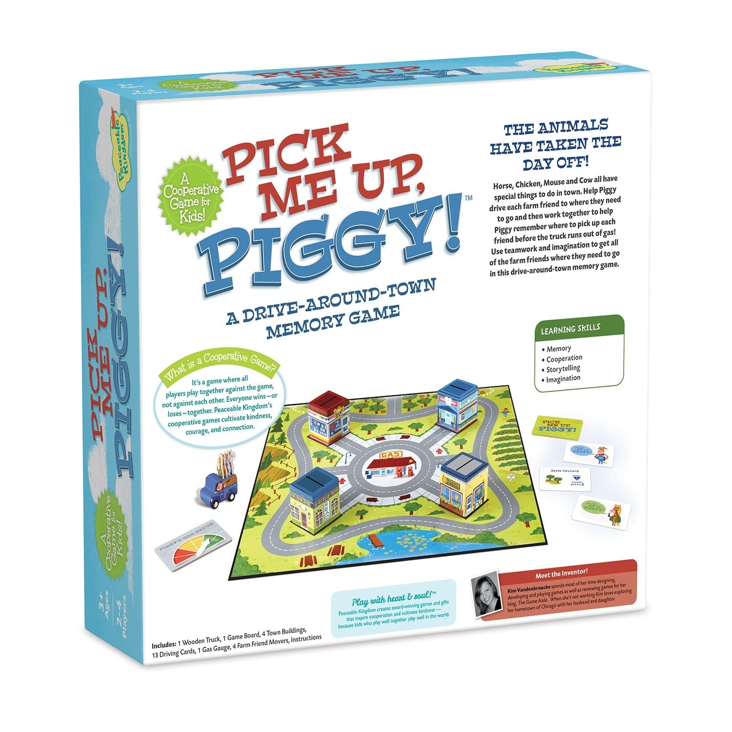 Peaceable Kingdom Board & Card Games Co-operative Game Pick Me Up Piggy