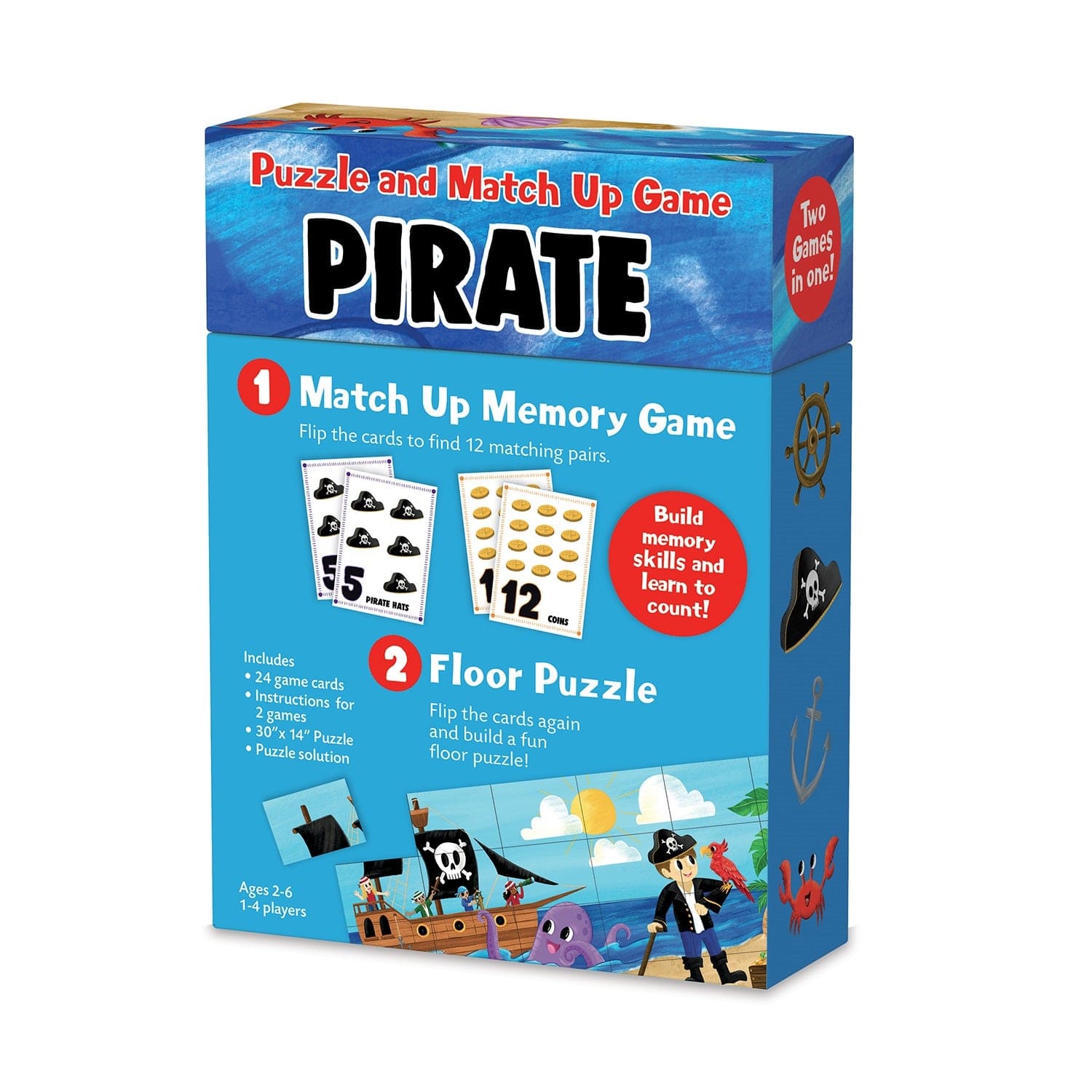 Peaceable Kingdom Board & Card Games Peaceable Kingdom Match Up Game & Puzzle - Pirate