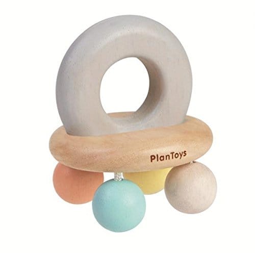 Plan Toys Teethers PlanToys - Bell Rattle - Pastel