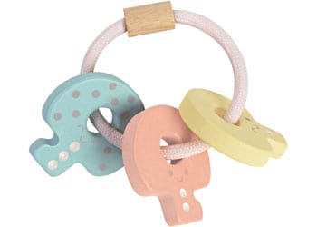 Plan Toys Teethers PlanToys - Key Rattle - Pastel