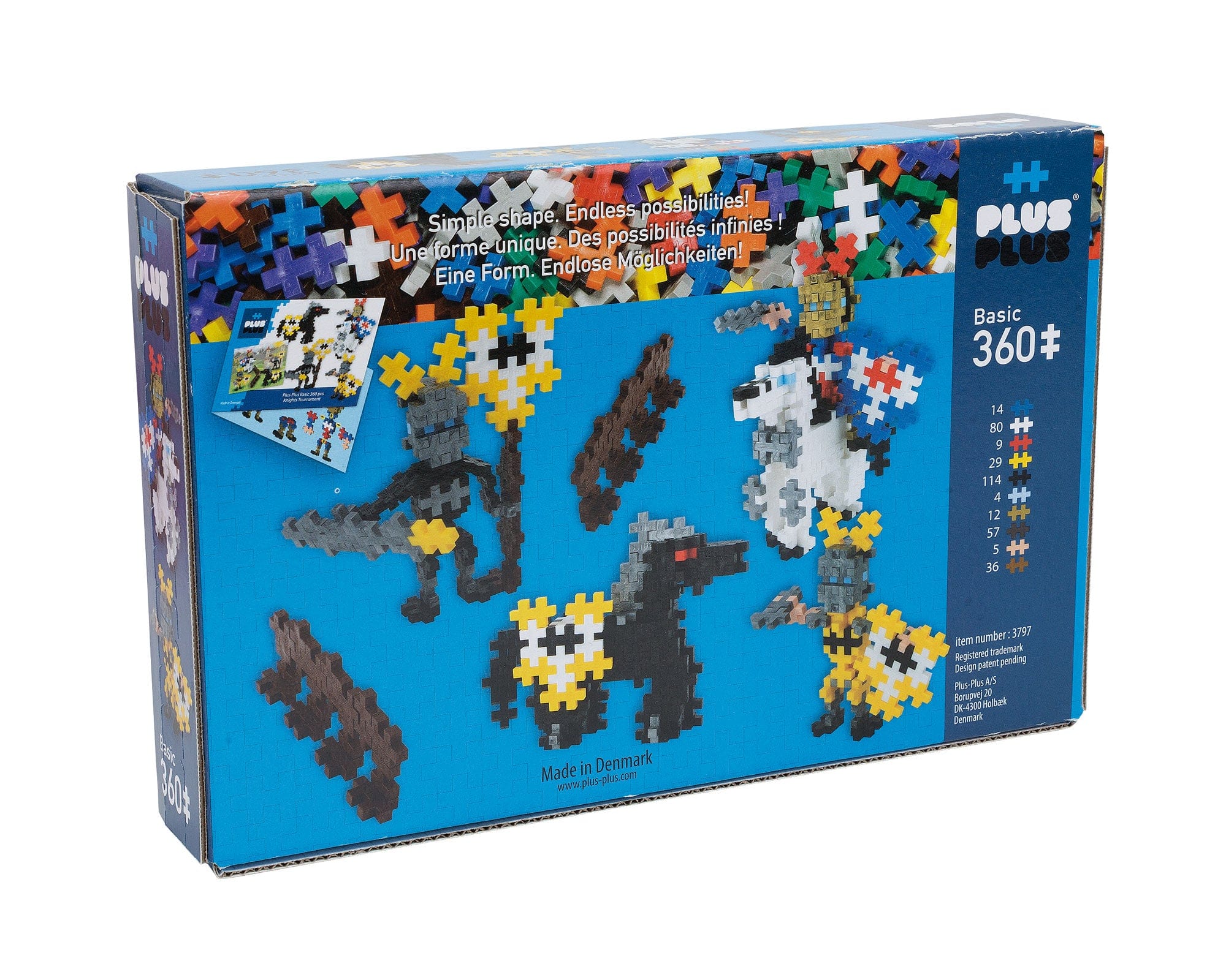 Plus Plus Blocks Plus-Plus - Basic Knights Tournament - 360 pcs