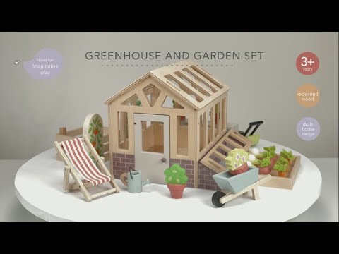 Tender Leaf Greenhouse with Garden Set