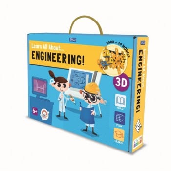 Sassi Junior Books Sassi - Book & Model Set - Learn all about Engineering