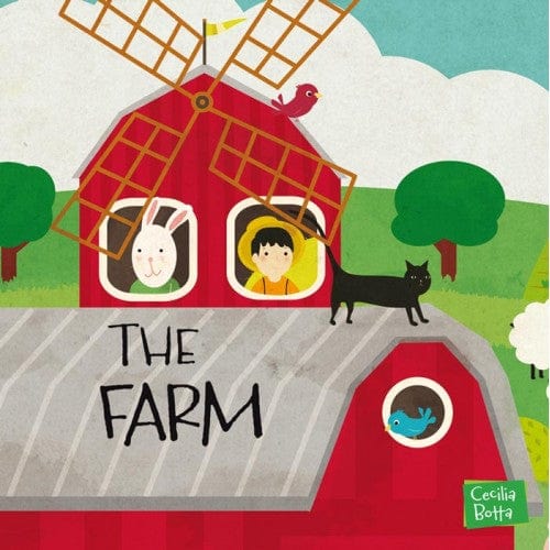 Sassi Junior Floor Puzzles The Farm Book & Giant Puzzle, 30 pcs