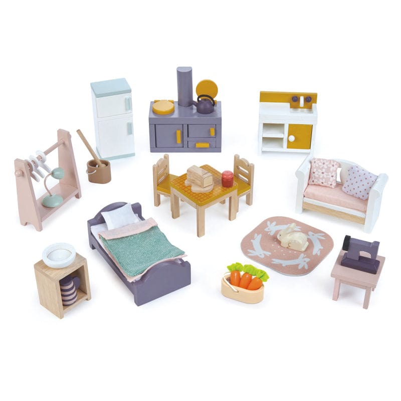 Tender Leaf Toys Doll Houses and Furniture Countryside Starter Set