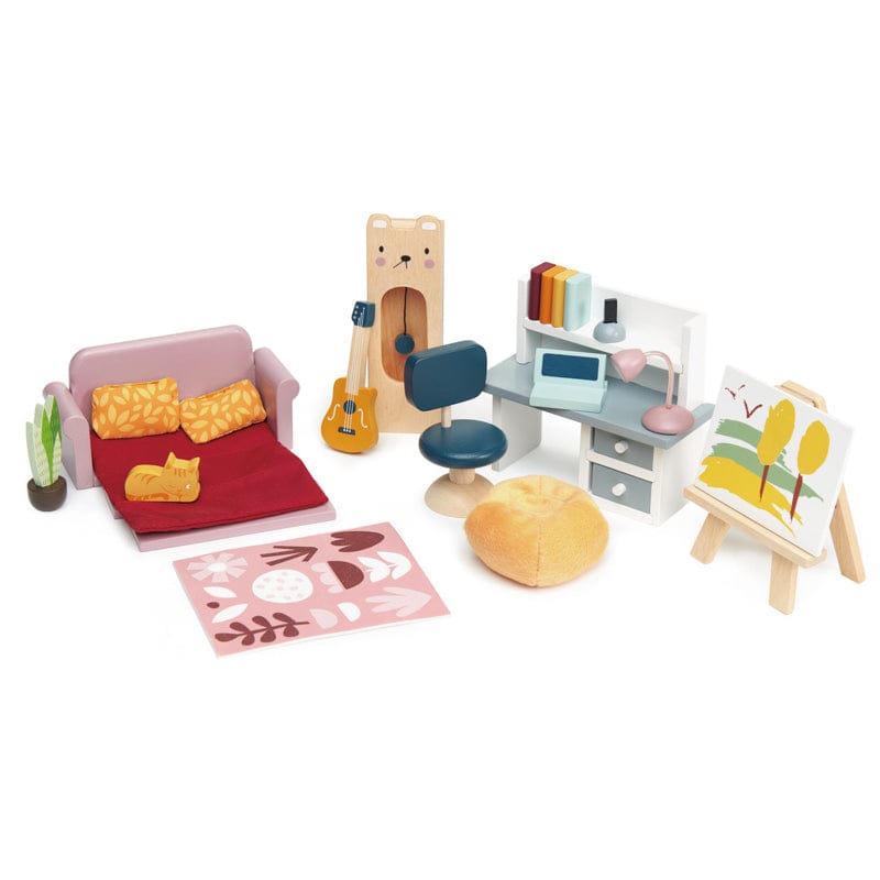 Tender Leaf Toys Doll Houses and Furniture Dovetail Study Set