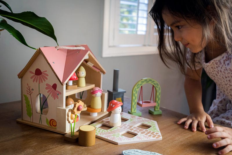 Tender Leaf Toys Doll Houses and Furniture TenderLeaf Merrywood Rosewood Cottage