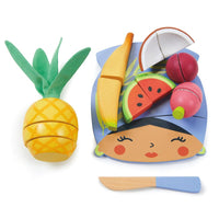 Tender Leaf Toys In the Kitchen Tropical Fruit Chopping Board