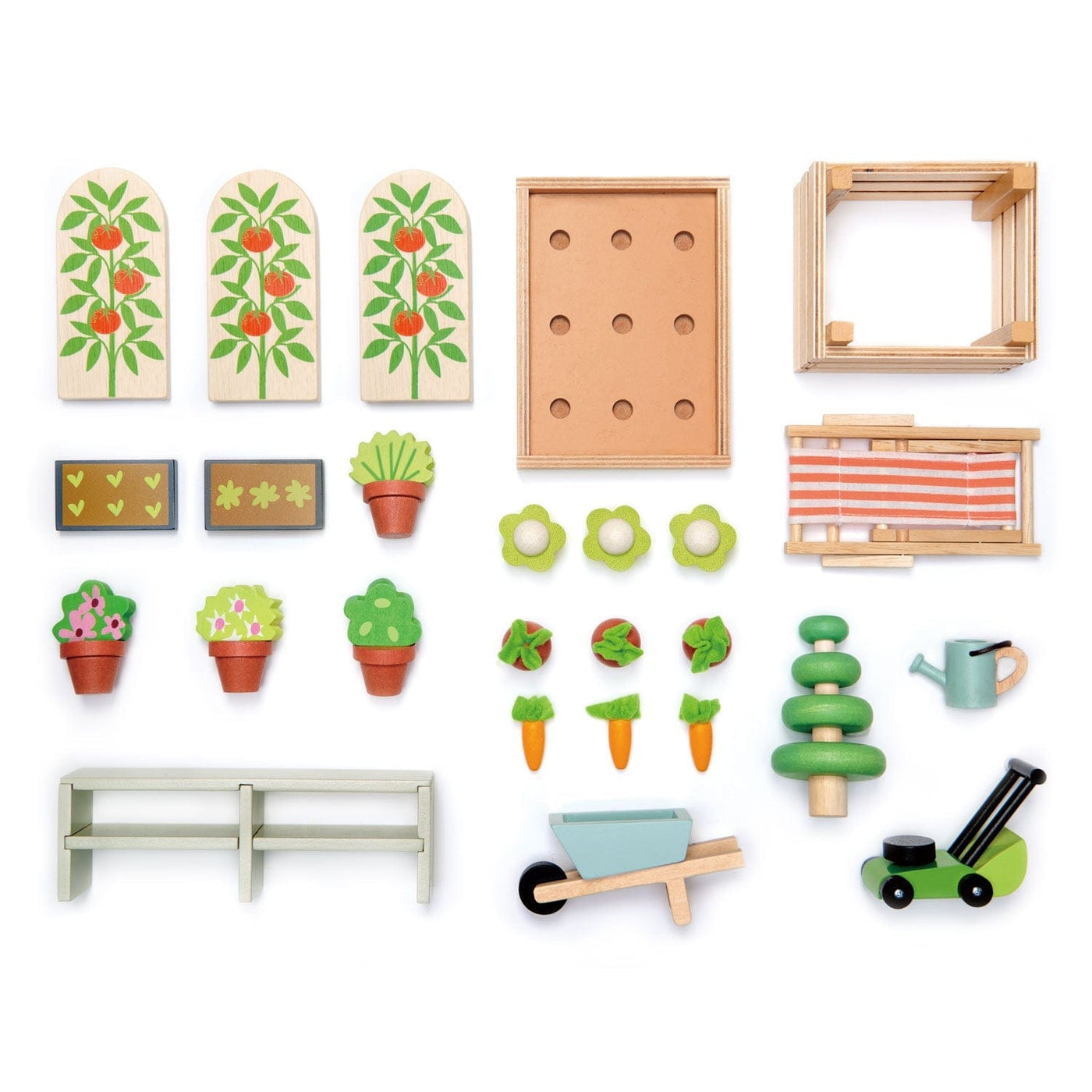 Tender Leaf Toys Pretend Play Tender Leaf Greenhouse with Garden Set