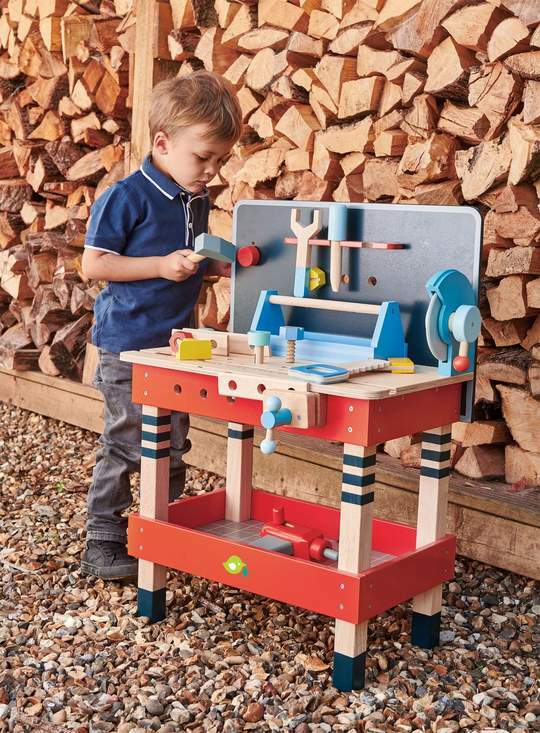 Tender Leaf Toys Tools and Work Benches Tender Leaf Tool and Work Bench