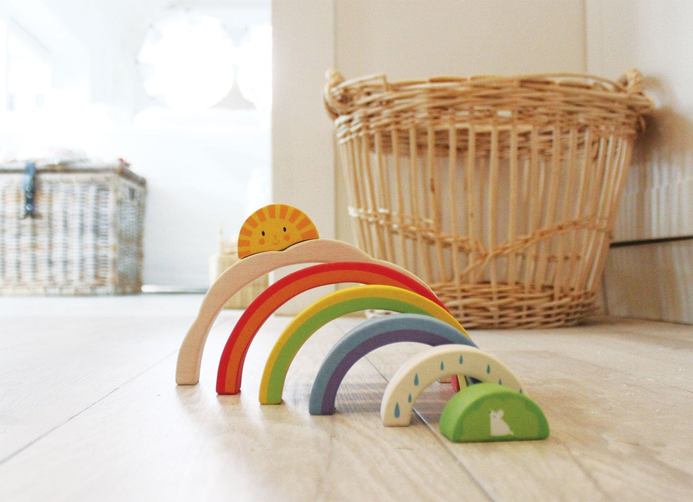 Tender Leaf Toys Wooden Blocks Tender Leaf Rainbow Tunnel