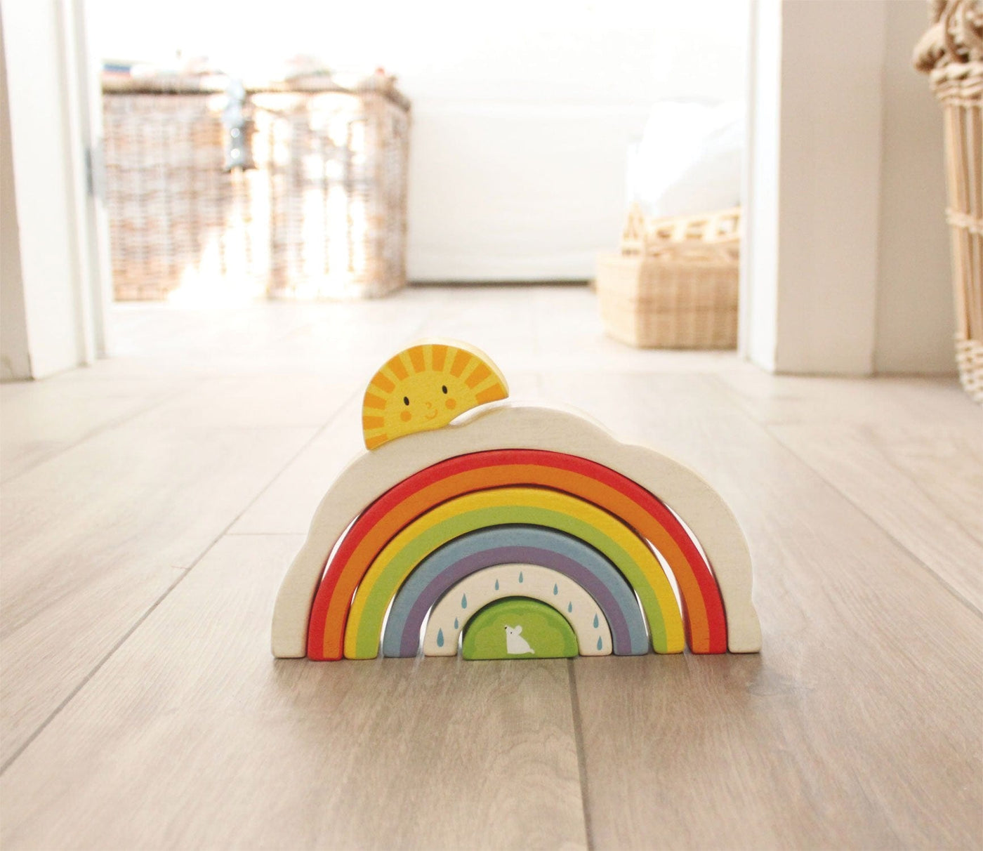 Tender Leaf Toys Wooden Blocks Tender Leaf Rainbow Tunnel