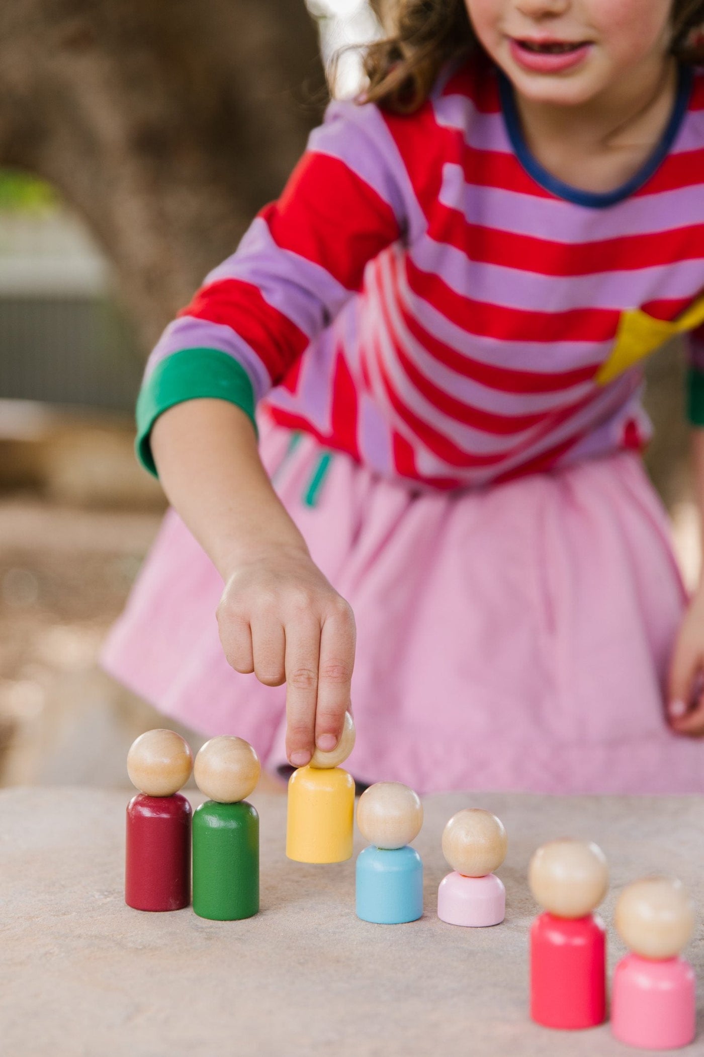 The Freckled Frog Pretend Play Rainbow Families