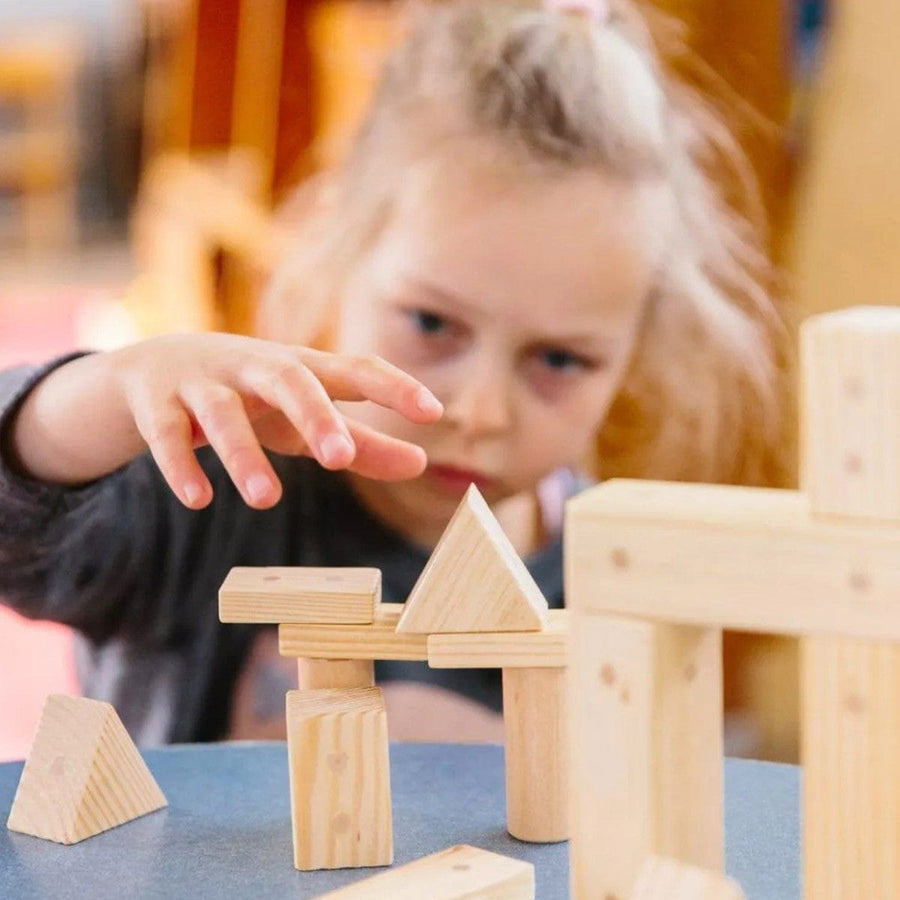 The Freckled Frog Wooden Blocks Magnetic Wooden Blocks