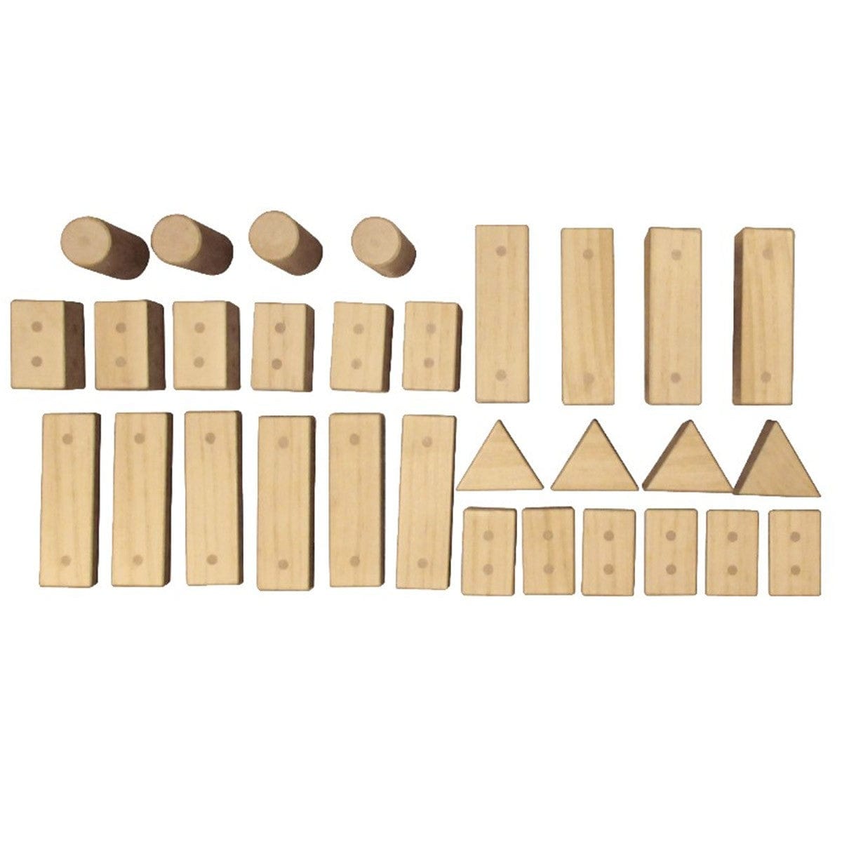 The Freckled Frog Wooden Blocks Magnetic Wooden Blocks