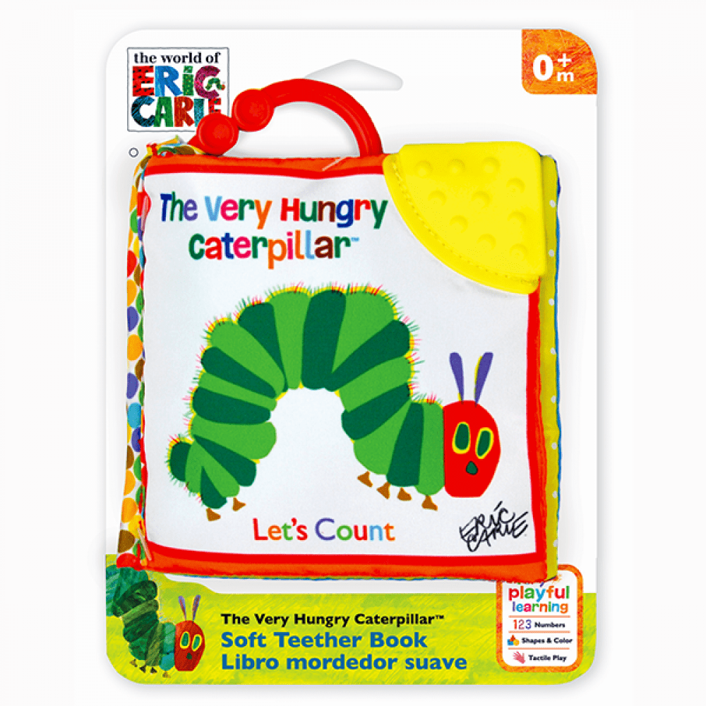 The World Of Eric Carle Books Very Hungry Caterpillar Let'S Count Clip-On Soft Book