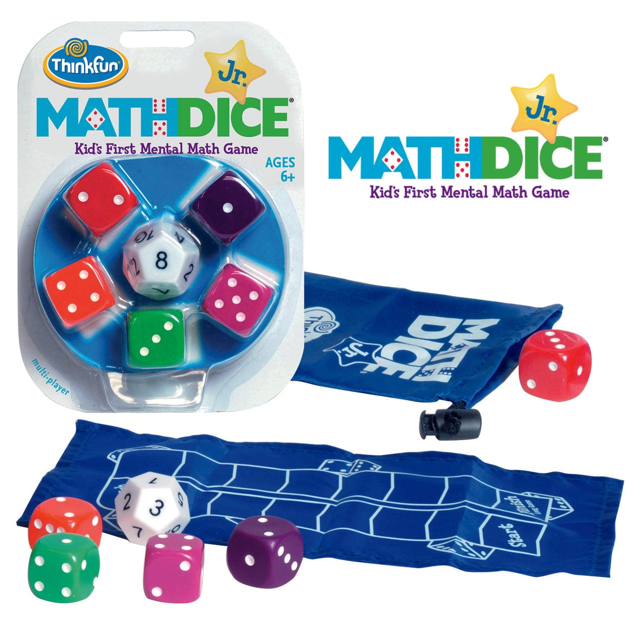 ThinkFun Board & Card Games THINK FUN Math Dice Junior Game