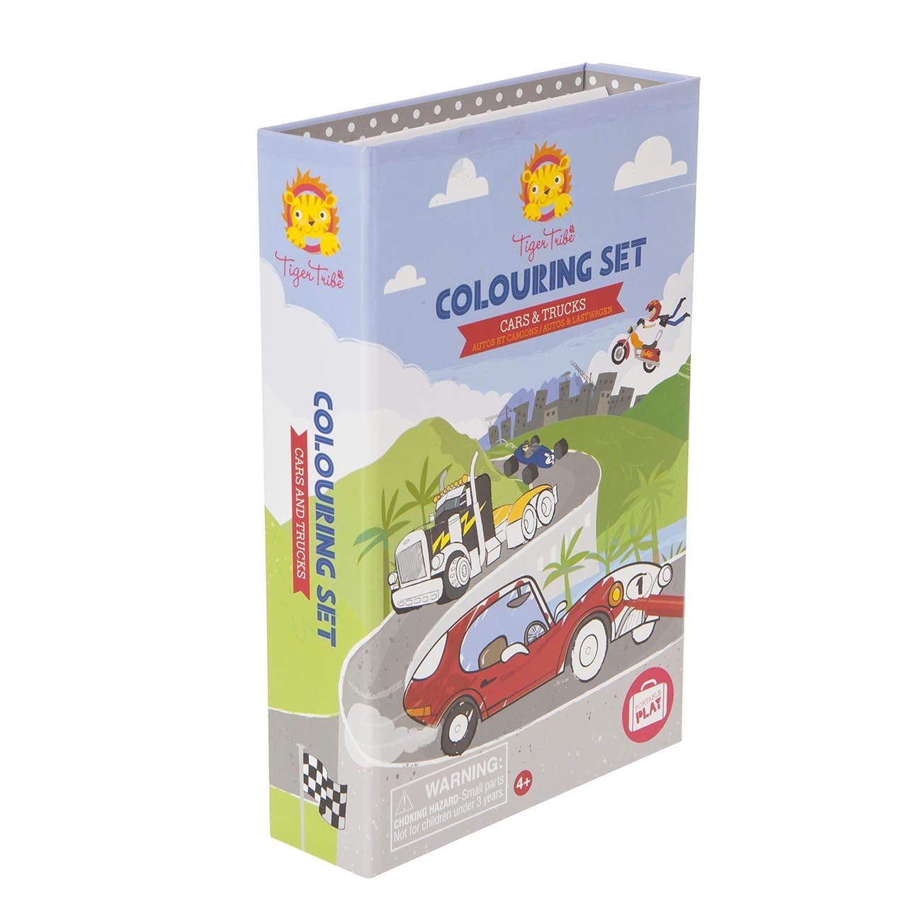 TigerTribe Art & Craft Colouring Set - Cars & Trucks