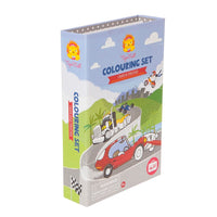 TigerTribe Art & Craft Colouring Set - Cars & Trucks