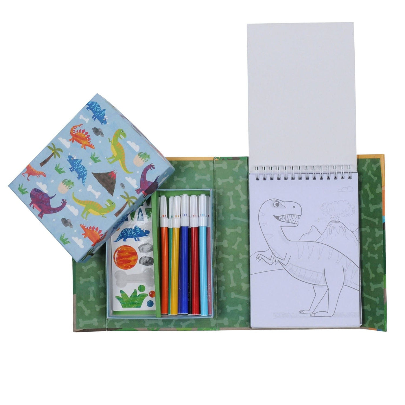 TigerTribe Art & Craft Colouring Set - Dinosaurs