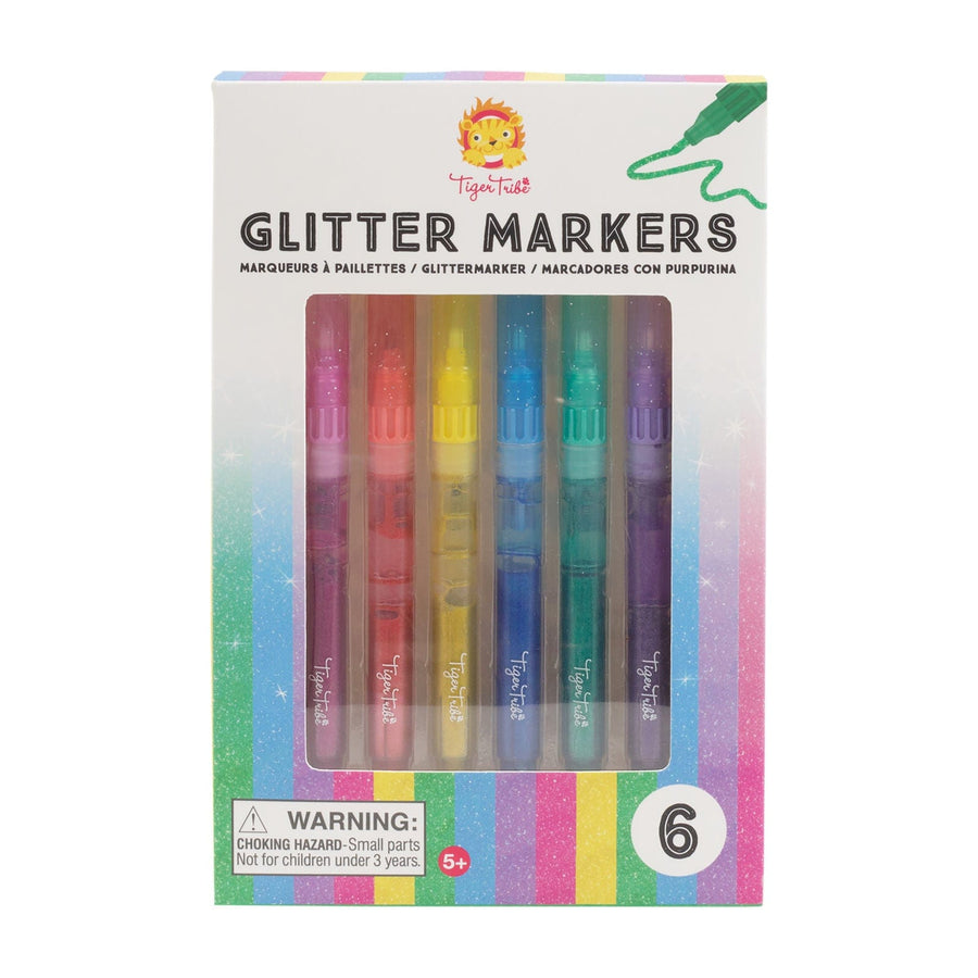 TigerTribe Art & Craft Glitter Markers