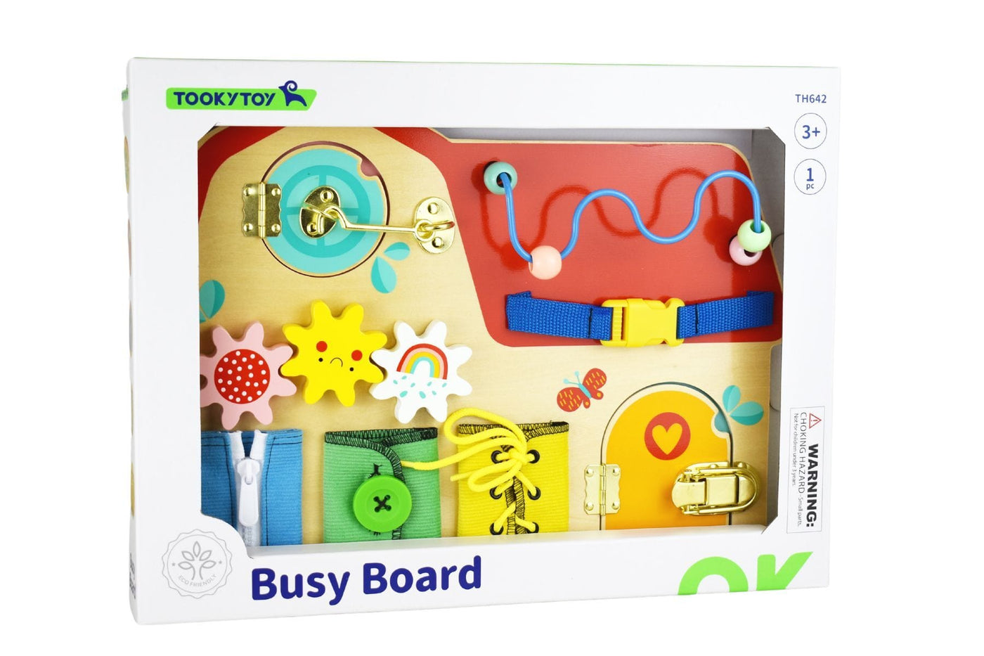 Tooky Toy Blocks Busy Board