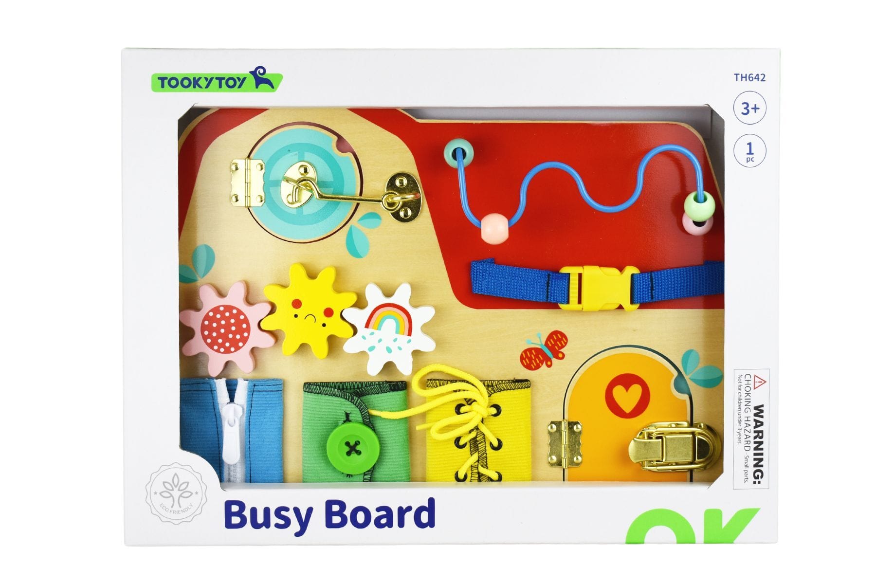 Tooky Toy Blocks Busy Board