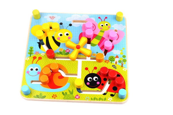 Tooky Toy Wooden Puzzles Reversible Maze