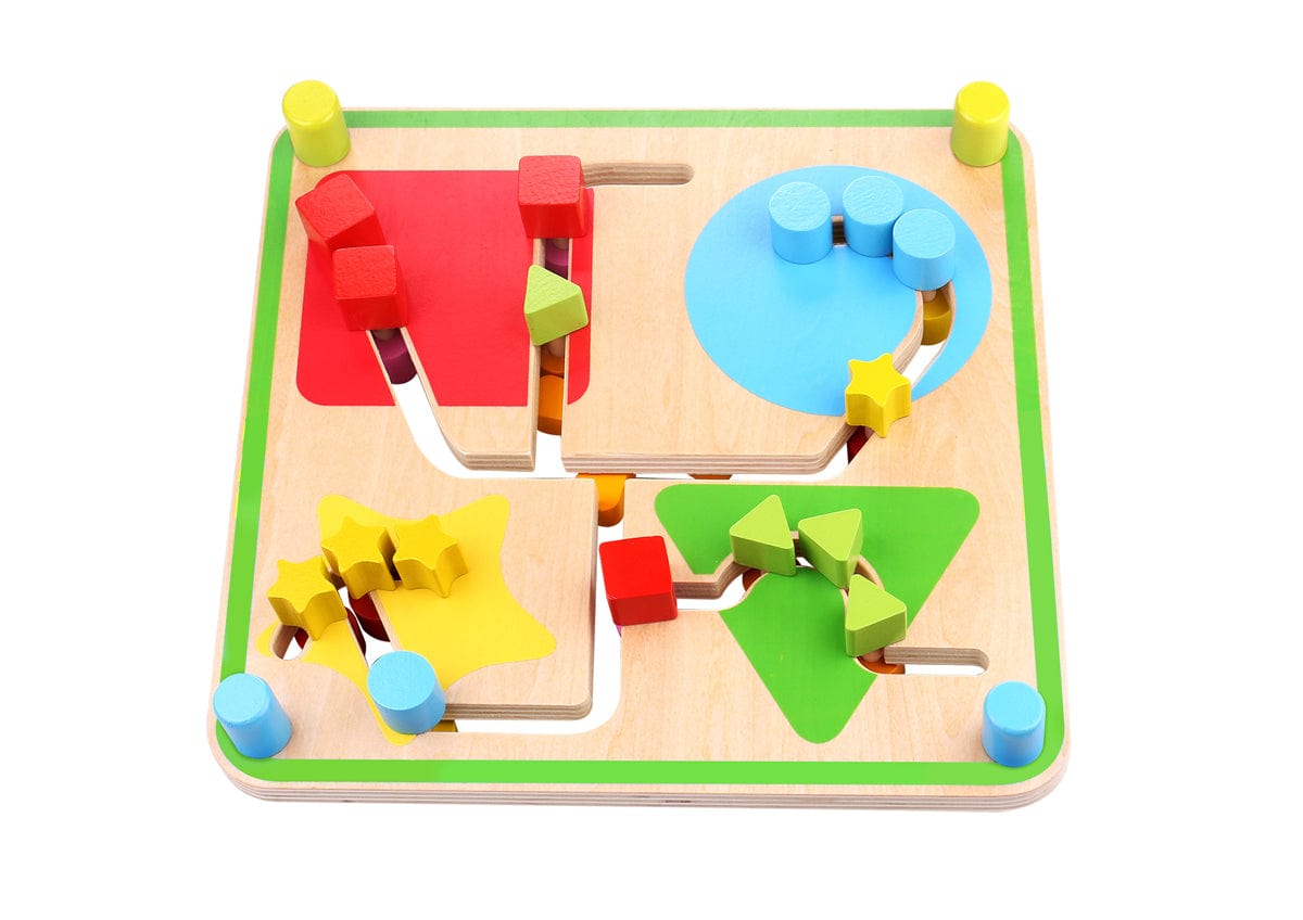 Tooky Toy Wooden Puzzles Reversible Maze