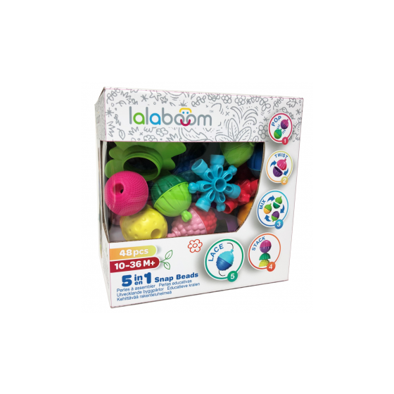 Lalaboom 48 Pcs Beads And Accessories from Lalaboom with fast