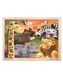Melissa and Doug African Plains Wooden Puzzle - 24pc