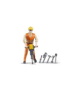 Bruder - Construction Worker with Accessories
