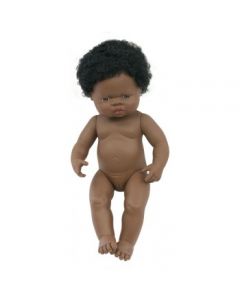 Miniland Doll Naked African Girl 38 cm