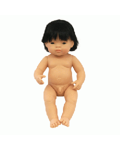 Miniland Asian Boy, 38 cm Naked