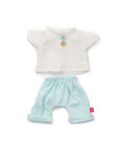 Miniland Clothing Sea Coloured T-shirt and Pants Set, 38 cm