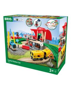 BRIO Central Station Set with 37 pieces
