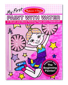 Melissa and Doug My First Paint with Water - Cheerleaders, Flowers, Fairies & More