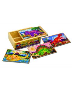 Melissa and Doug Dinosaurs Puzzles in a Box