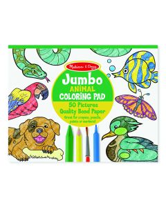 Melissa and Doug Jumbo Colouring Pad - Animals